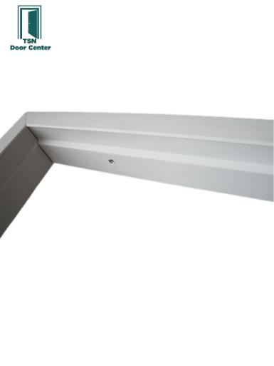วงกบupvc สีขาวสำหรับประตูขนาด 90x200ซม.พร้อมอุปกรณ์ยึดกับปูน สำหรับใช้ภายนอกและภายใน